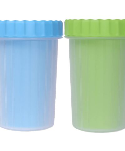 Dog Paw Cleaner Blue and Green, Dog Owner Gifts