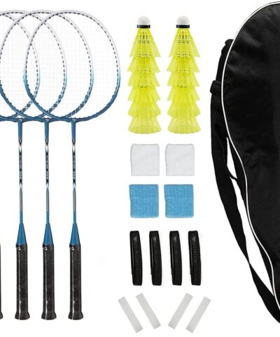 Badminton Rackets – Set of 4 for Backyard Sports