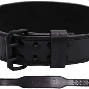 Gymreapers Weight Lifting Belt-7MM Pro Leather Belt