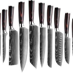 Chef Knife Sets 10 Piece for Vegetable Fruit & Meat