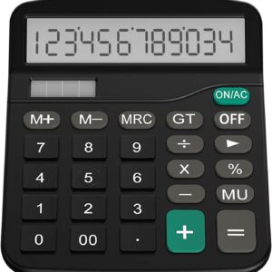 Helect Standard Function Desktop Calculator- Black