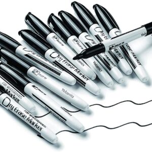 Volcanics Black Dry Erase - Whiteboard Markers