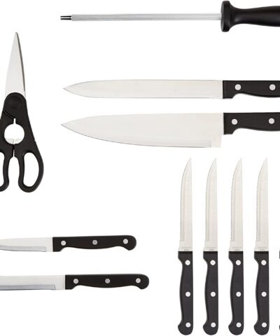 Stainless-Steel Kitchen Knife Set- Self Sharpening