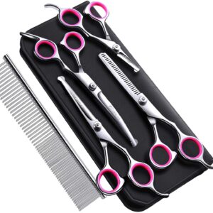 Professional Dog Grooming Scissors Kit, Heavy Duty