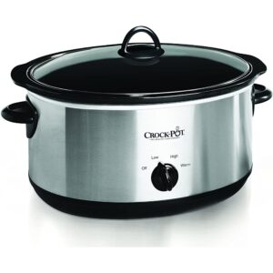 Crock-pot Oval Manual Slow Cooker, 8 quart, (SCV800-S)