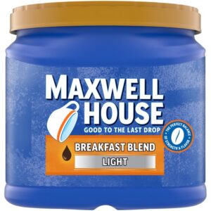 Maxwell House Light Roast Breakfast Coffee, 25.6 oz